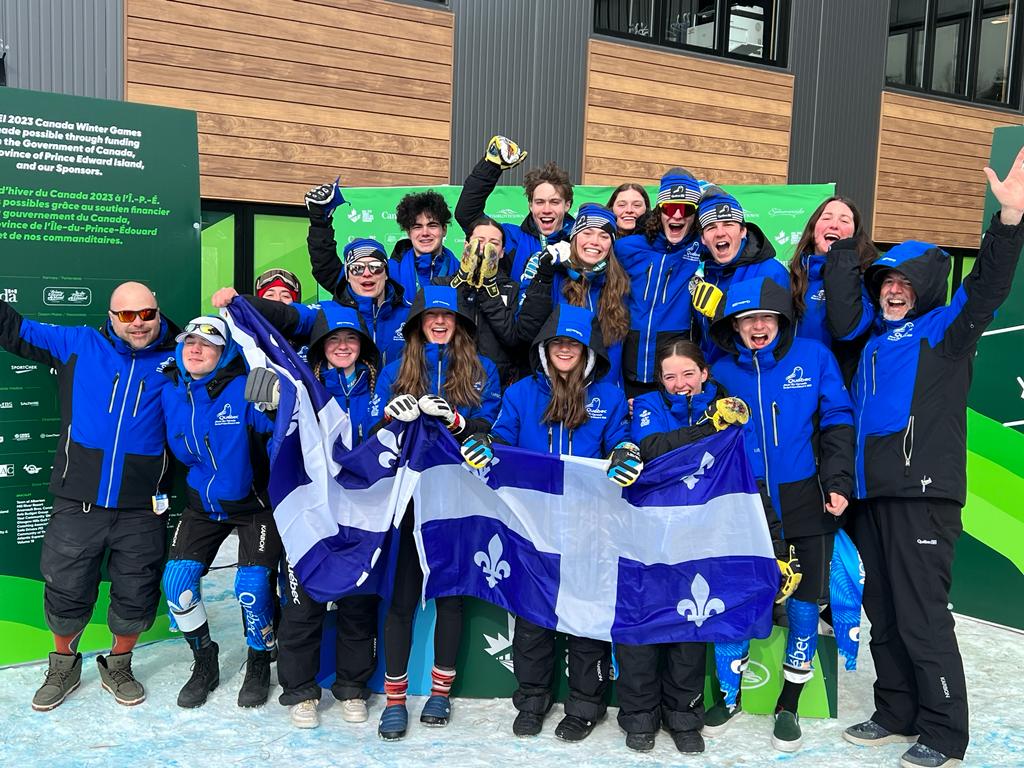 Membres de l'équipe du Québec en ski alpin aux Jeux du Canada de 2023