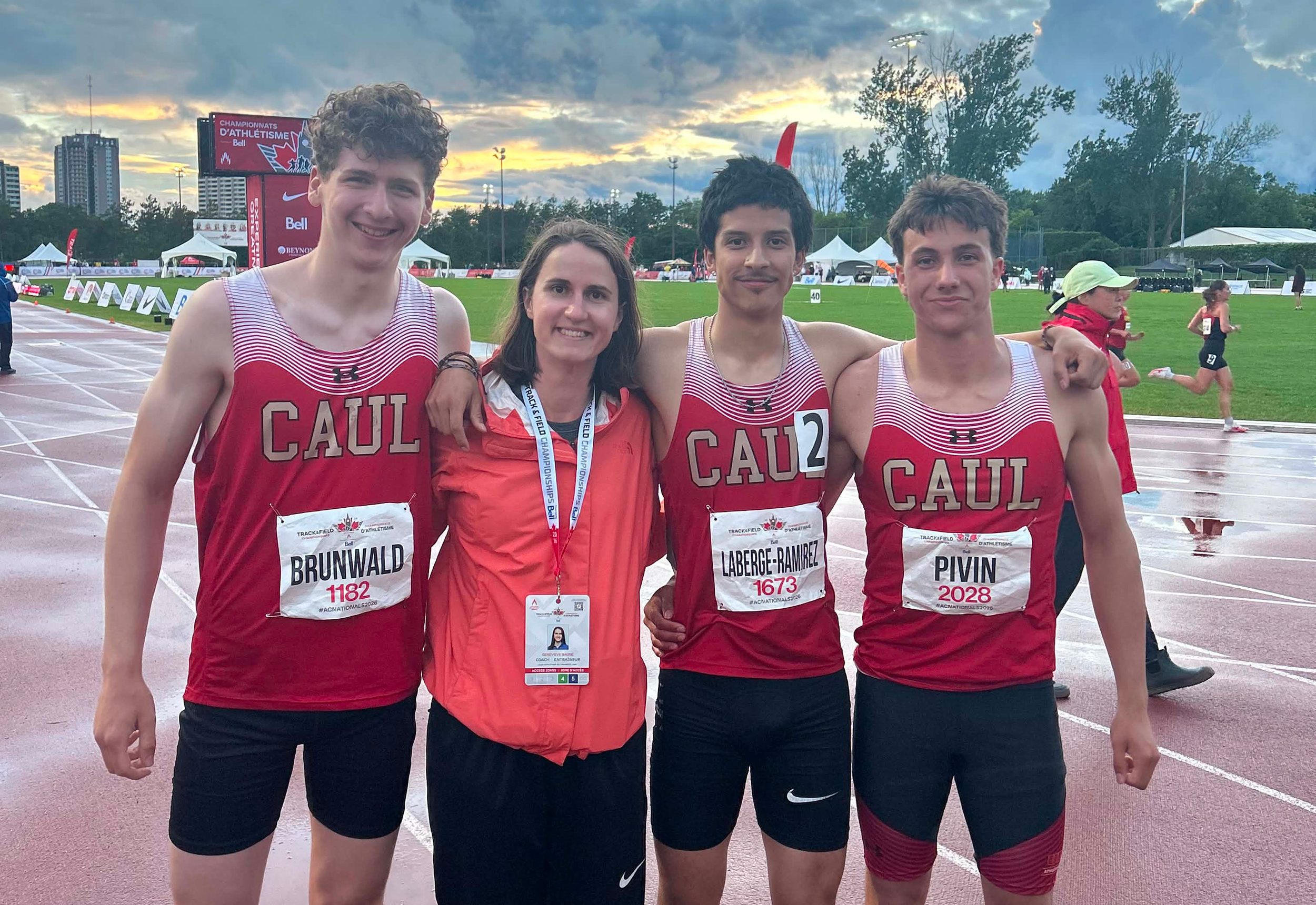 L'entraîneure Geneviève Gagné